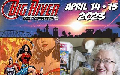 352-Comic Legend, Trina Robbins-Big River Comic Con April 14-15 in Hannibal, MO