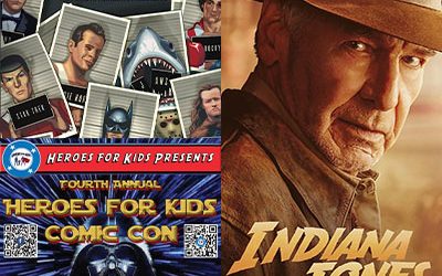 366-‘Movies Go Fourth’ Book-Indiana Jones Review-Heroes for Kids Comic Con